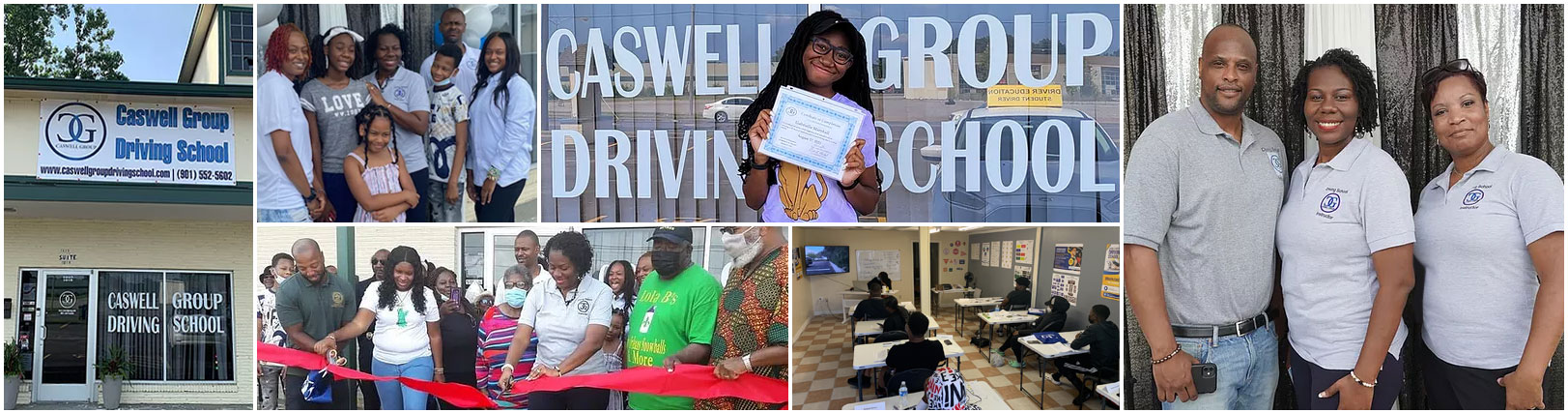 Collage of Caswell Group Driving School Students